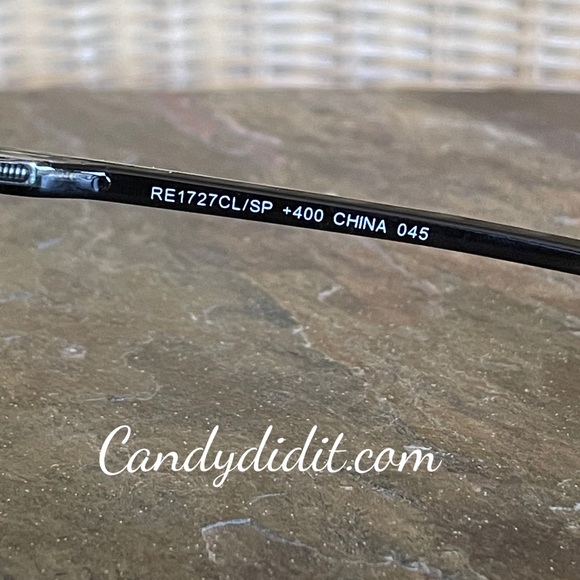 NWT Candy Did It! Handmade Black & Clear Crystal Bling Reader Glasses 4.00 - Picture 10 of 11